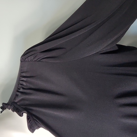 Simply Vera Wang Women’s Black Peplum Blouse - Picture 7 of 13